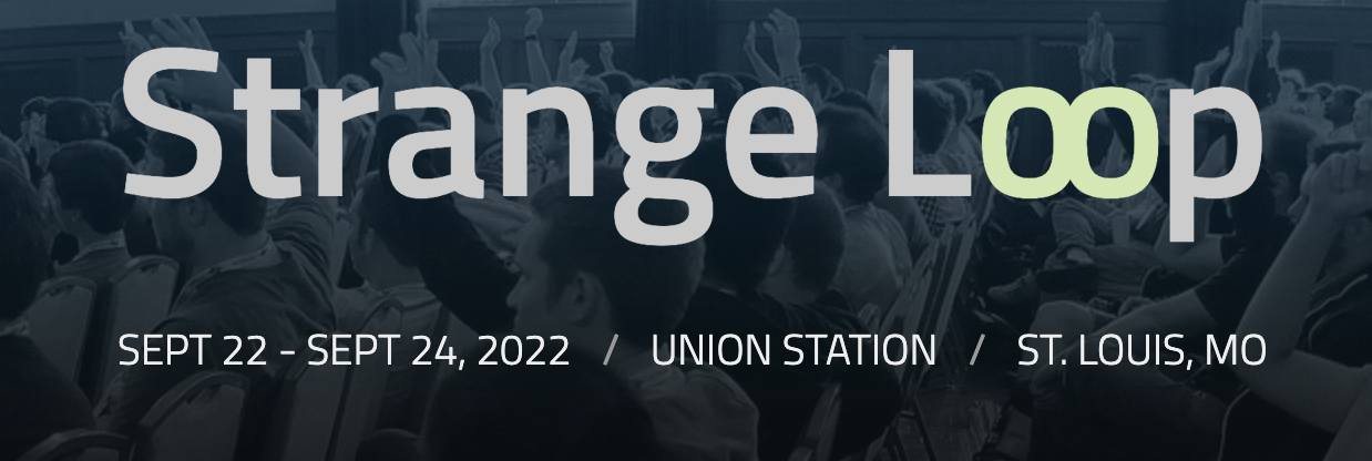 Strange Loop Conference logo with date and location